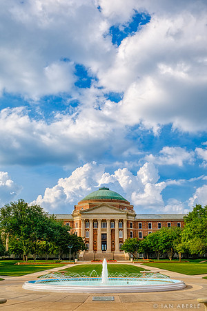 May Clouds Over Dallas Hall