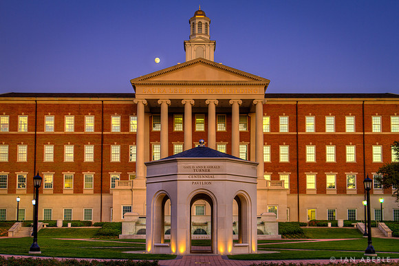 Laura Lee Blanton Building at Magic Hour