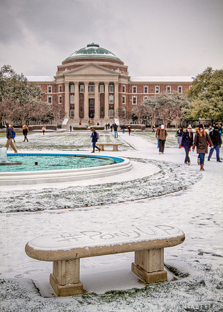 PonyUp Snow Covered Students
