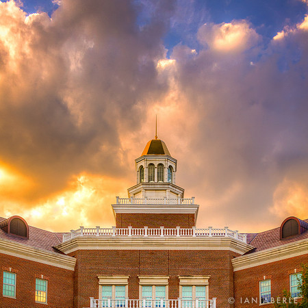 Caruth Hall at Sunset