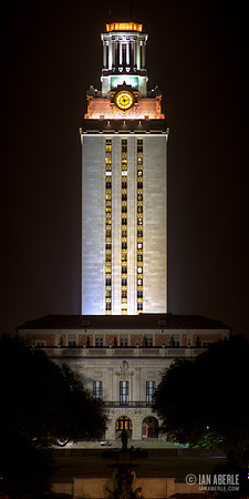 The University of Texas Tower at Night